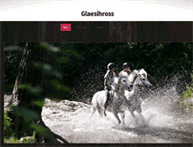 Tablet Screenshot of glaesihross.com